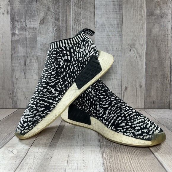 Adidas NMD CS2 Primeknit Zebra Sashiko Men\'s Running Shoes Black Size 7.5 BY3012 main image 14